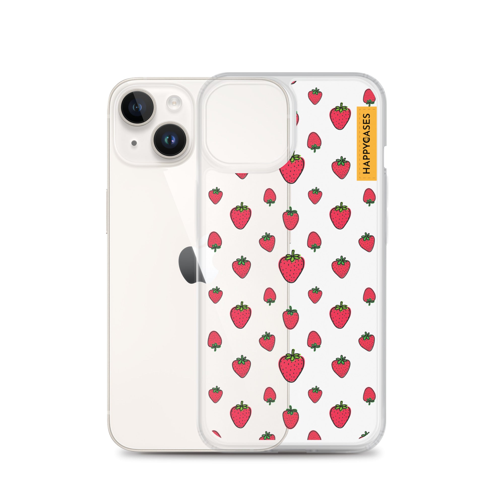 Strawberry Mini - iPhone HD Crystal Clear Case