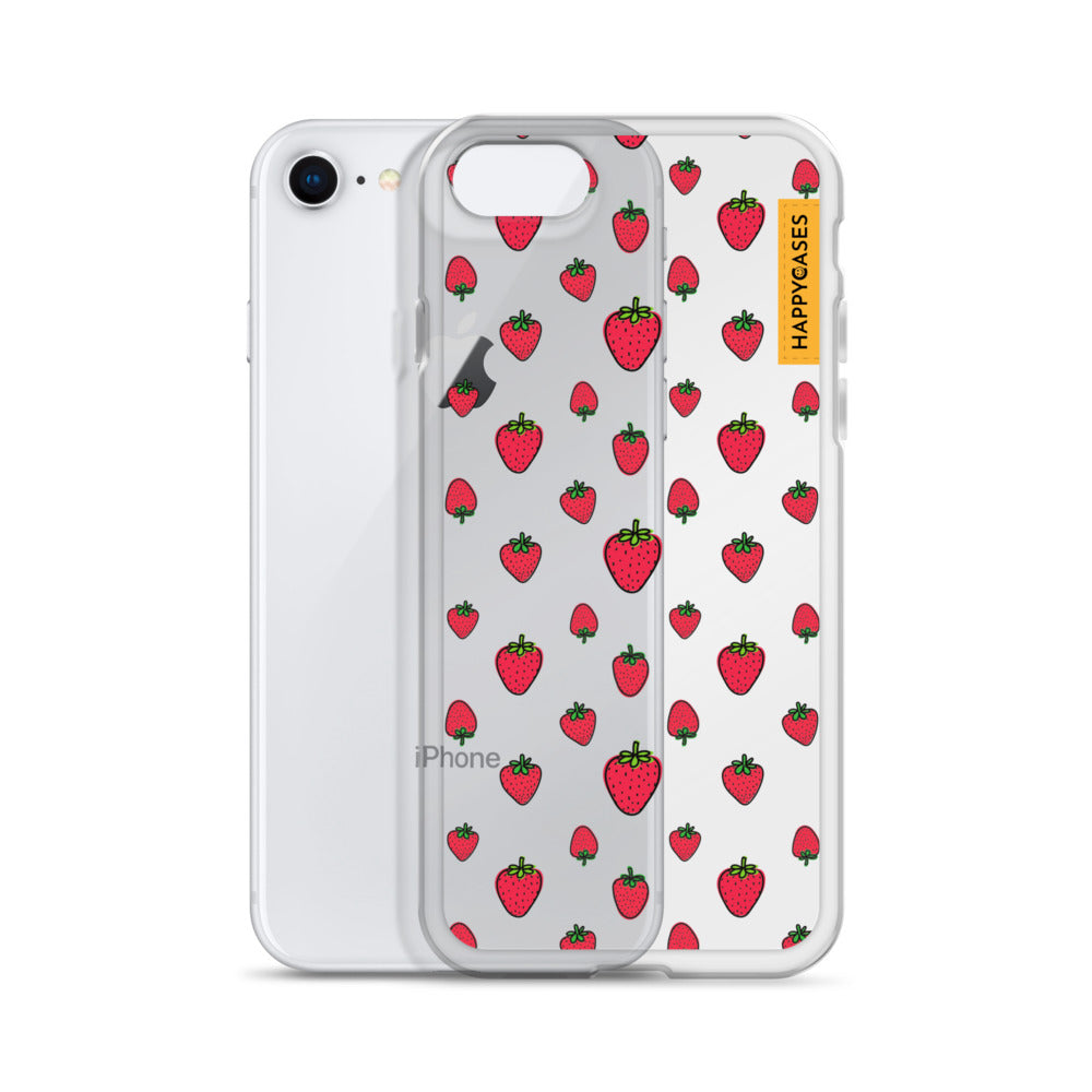 Strawberry Mini - iPhone HD Crystal Clear Case