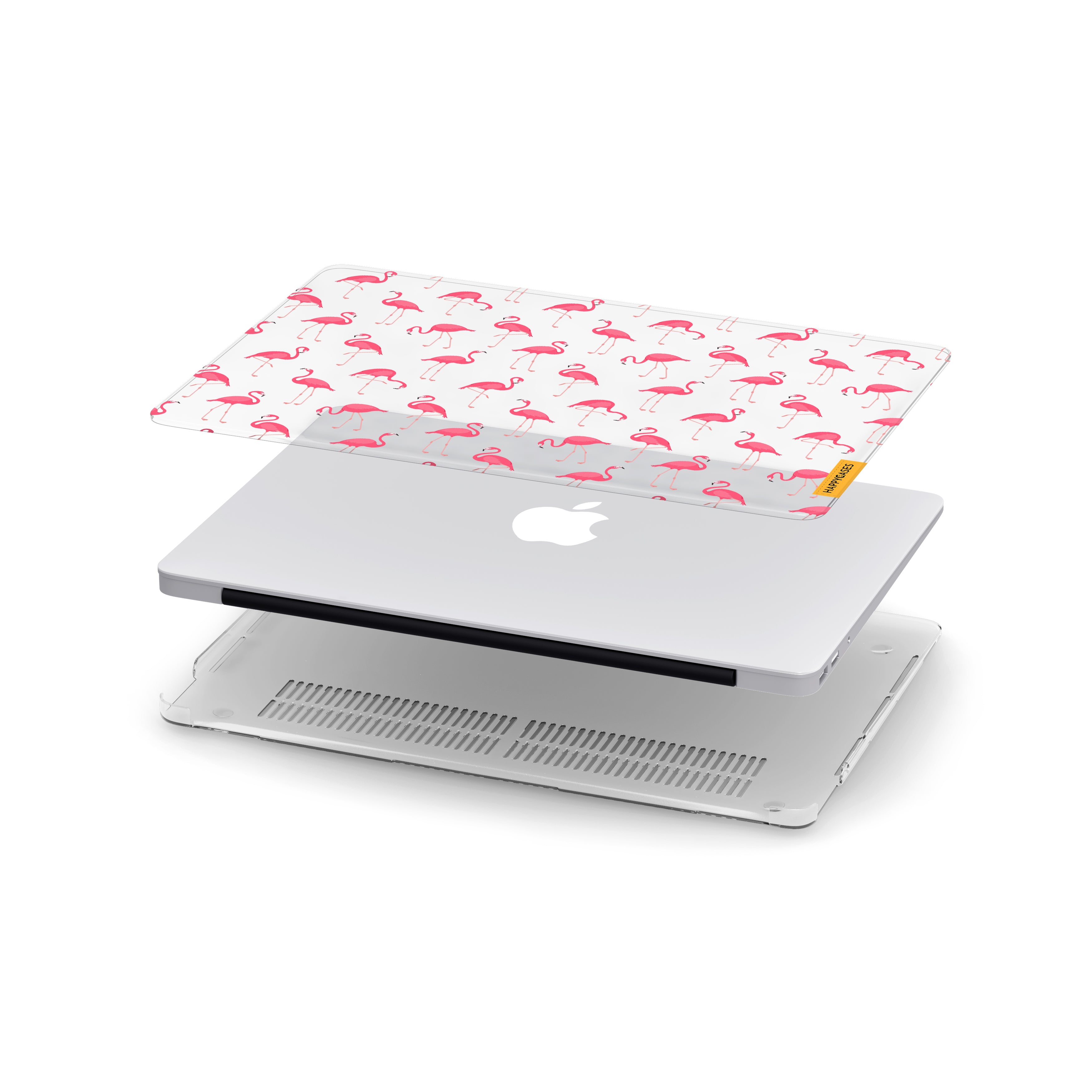 Flamingo - Macbook Clear Case