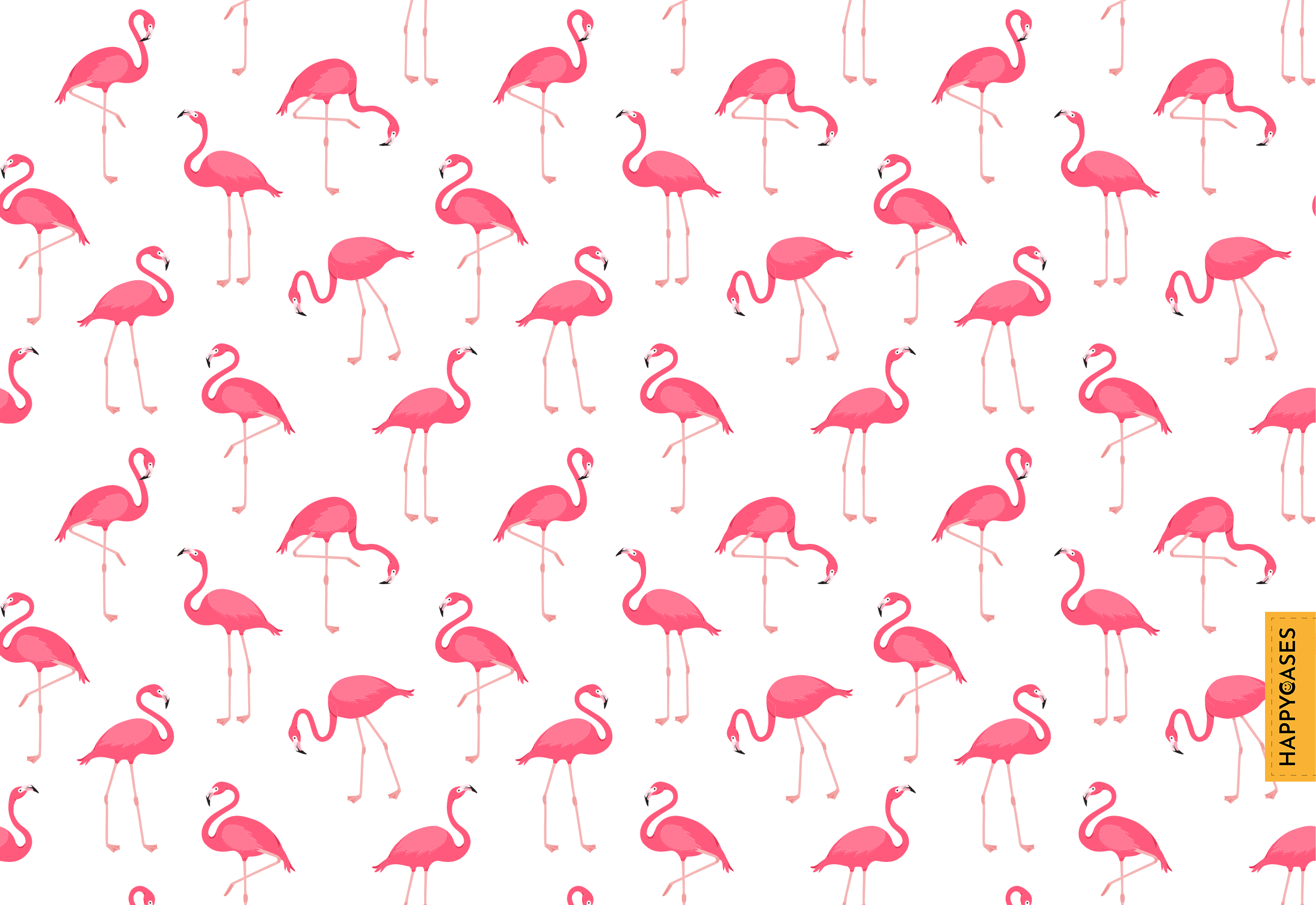 Flamingo - Macbook Clear Case